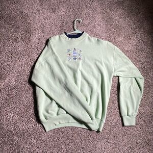 Xl top stitch vintage crewneck